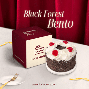 Lucia Dulce Black Forest Bento Cake