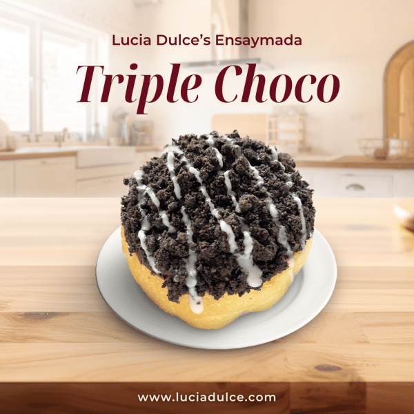 Lucia Dulce Triple Choco Ensaymada