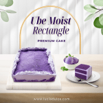 Lucia Dulce Ube Moist Premium Cake Square